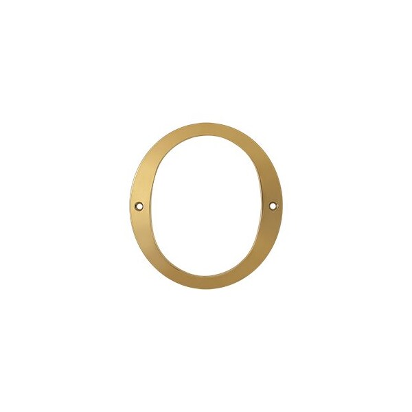 6 Numbers, Solid Brass, 10PK